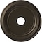 Ekena Millwork Traditional PVC Medallion (Canopies up to 11 1/2"), 19"OD x 3 1/2"ID x 1 1/2"P, Metallic Dark Bronze CMP19TRCDB - alternate 1
